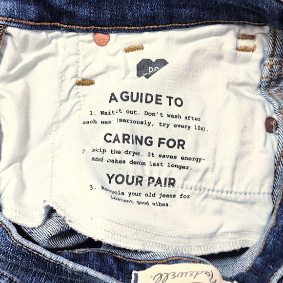 Madewell 9 High Rise Skinny Jeans Blue 24 Minimalist Clean Look - Picture 9 of 12